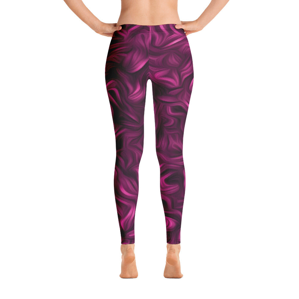Merlot Abstract Leggings
