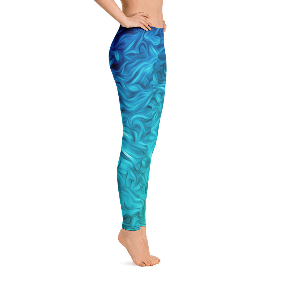 Blue Wave Leggings