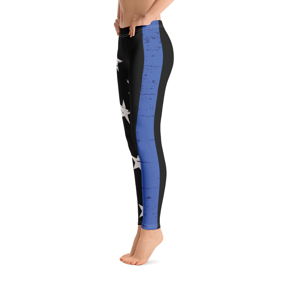 Thin Blue Line Leggings