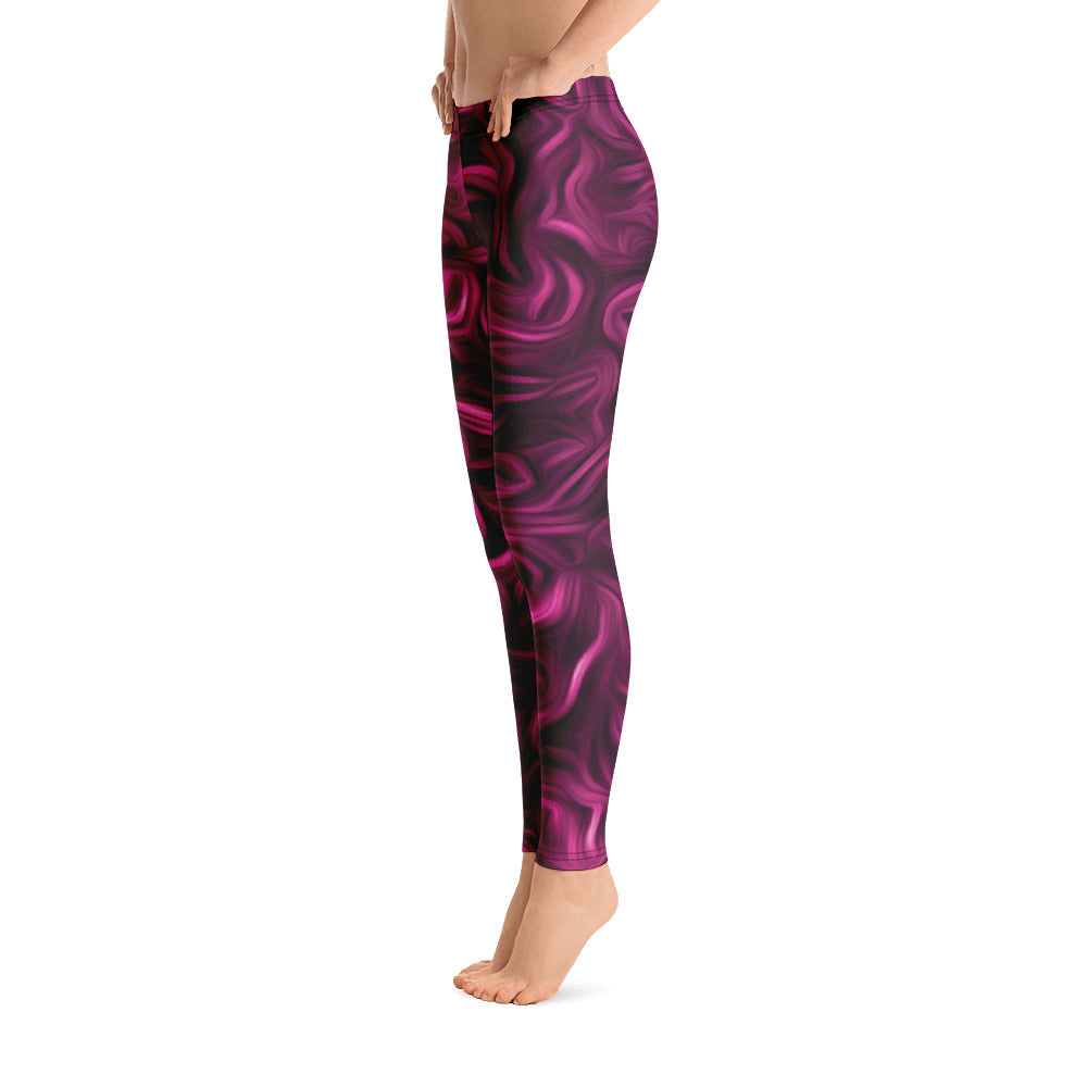Merlot Abstract Leggings