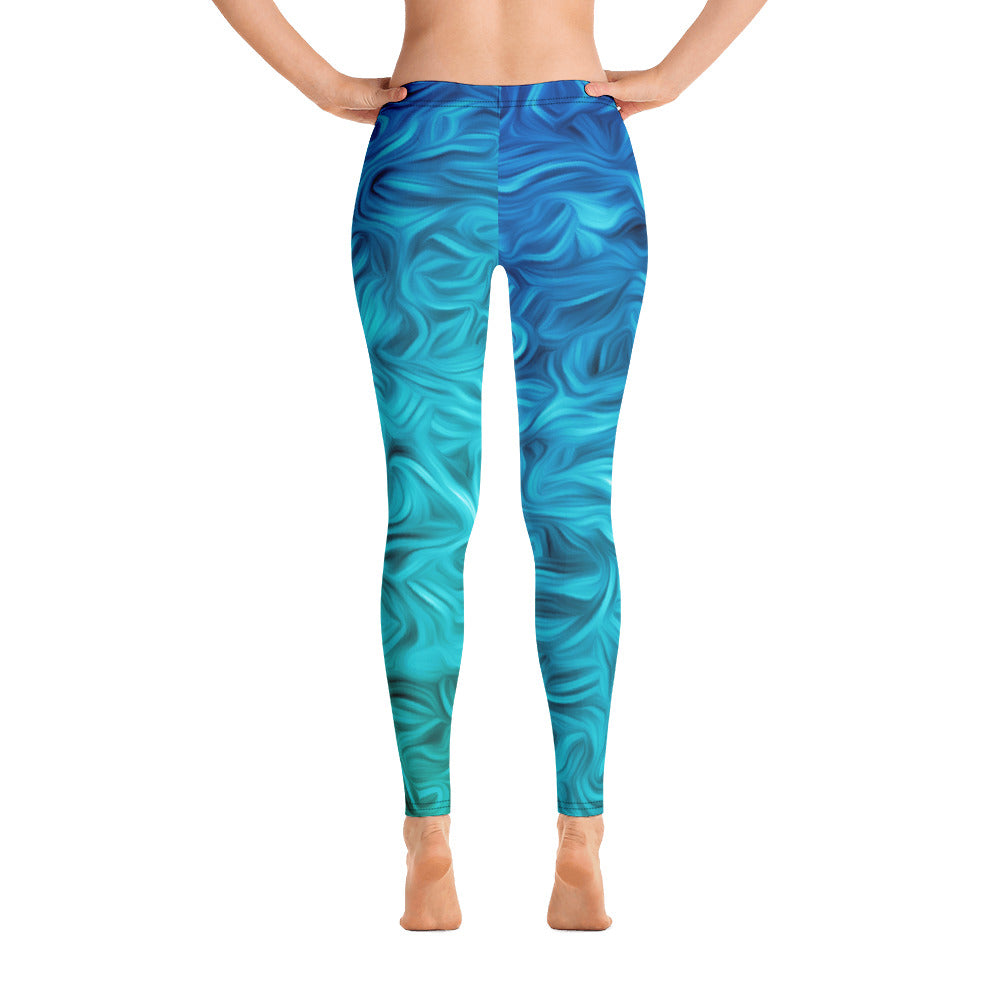 Blue Wave Leggings